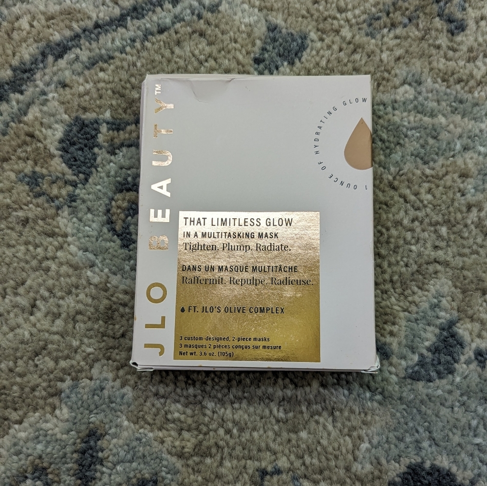 JLO Beauty That Limitless Glow Multitasking Mask (3) New in box